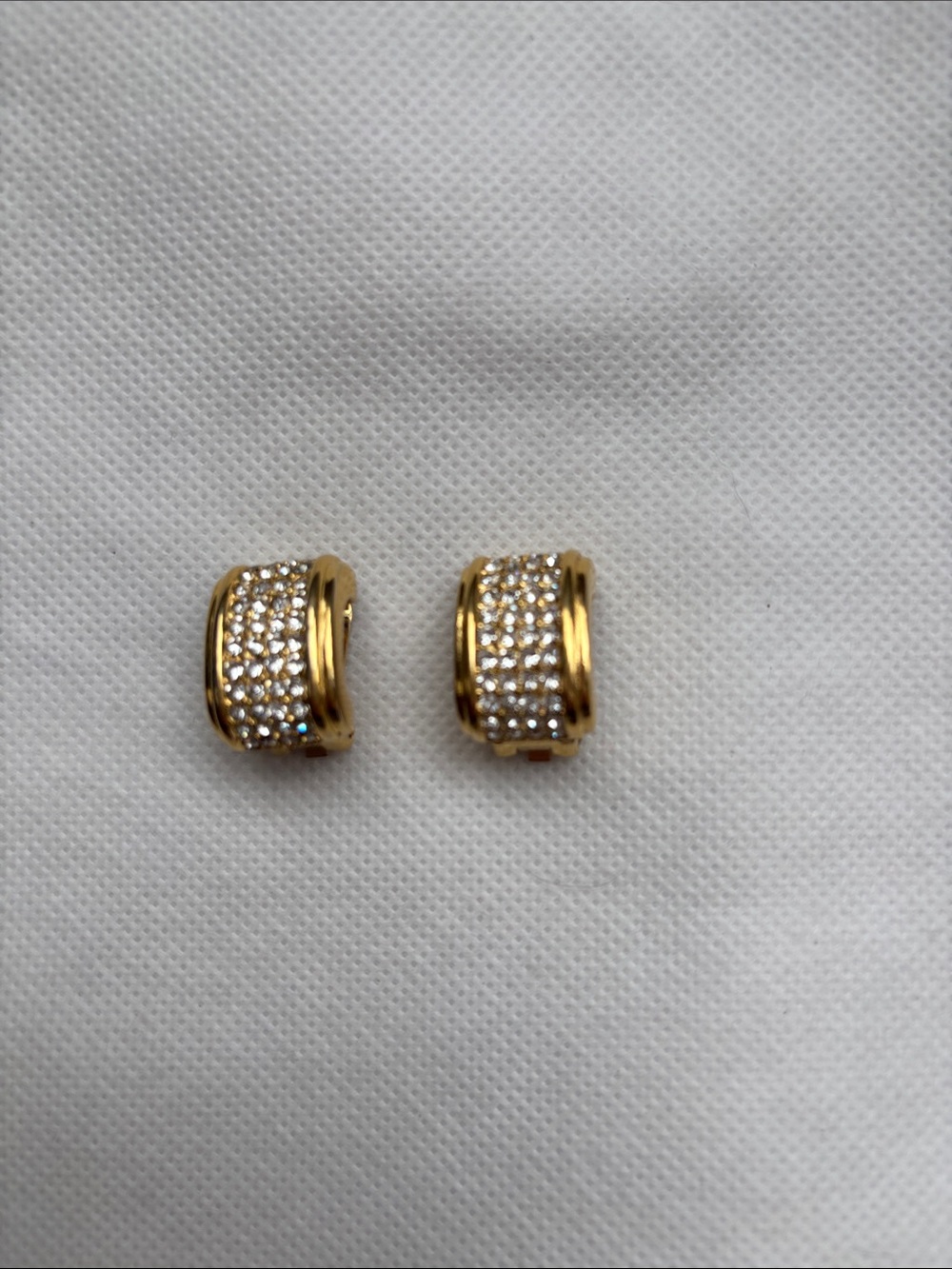 DIOR Vintage Half Hoop Clip-on Earrings
